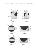 CUTTING ELEMENT STRUCTURE WITH SLOPED SUPERABRASIVE LAYER diagram and image