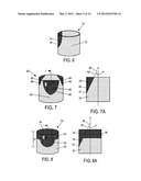 CUTTING ELEMENT STRUCTURE WITH SLOPED SUPERABRASIVE LAYER diagram and image