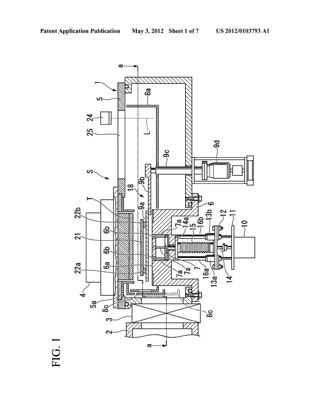 VACUUM FILM-FORMING APPARATUS AND POSITION DETECTION METHOD FOR SHUTTER     PLATE OF VACUUM FILM-FORMING APPARATUS - diagram, schematic, and image 02