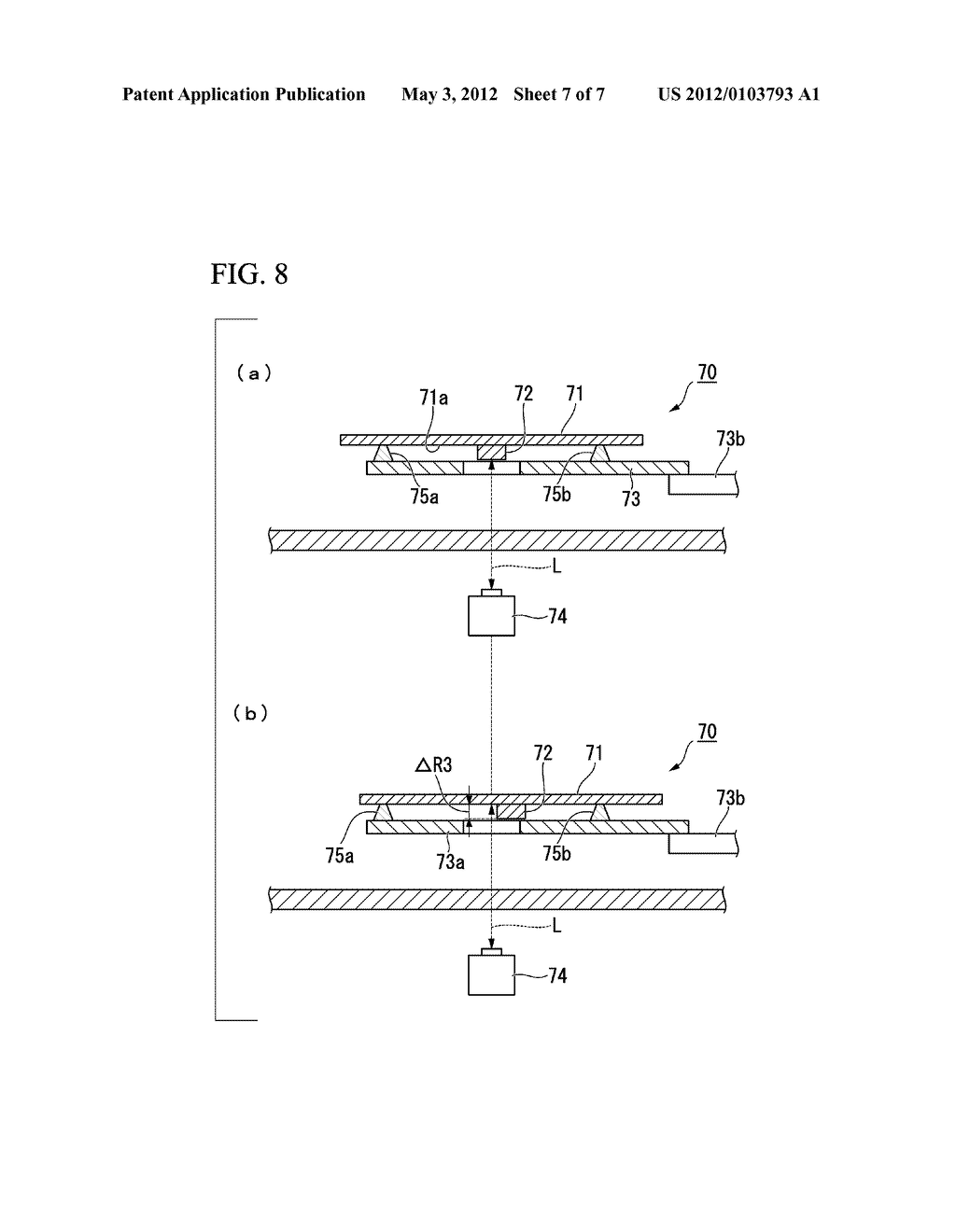 VACUUM FILM-FORMING APPARATUS AND POSITION DETECTION METHOD FOR SHUTTER     PLATE OF VACUUM FILM-FORMING APPARATUS - diagram, schematic, and image 08