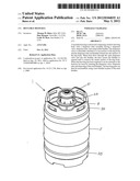 Reusable beer keg diagram and image