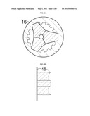 Trigger operated brake for handheld tape dispenser diagram and image