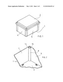 FASTENING SYSTEM FOR FASTENING A PLATE WITHIN AN ENCLOSURE diagram and image