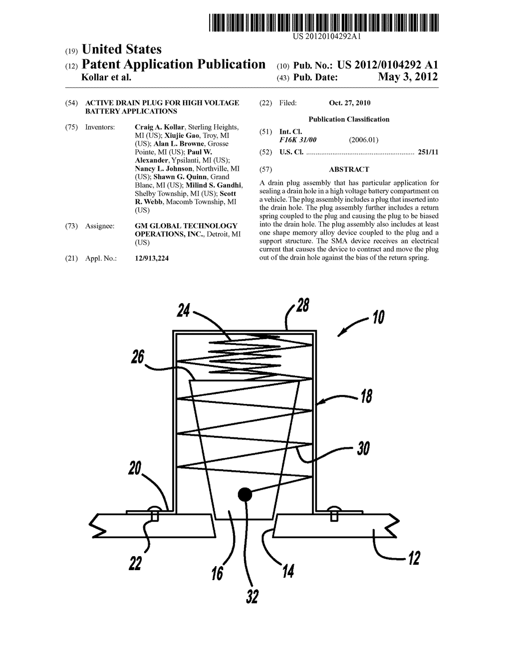 ACTIVE DRAIN PLUG FOR HIGH VOLTAGE BATTERY APPLICATIONS - diagram, schematic, and image 01