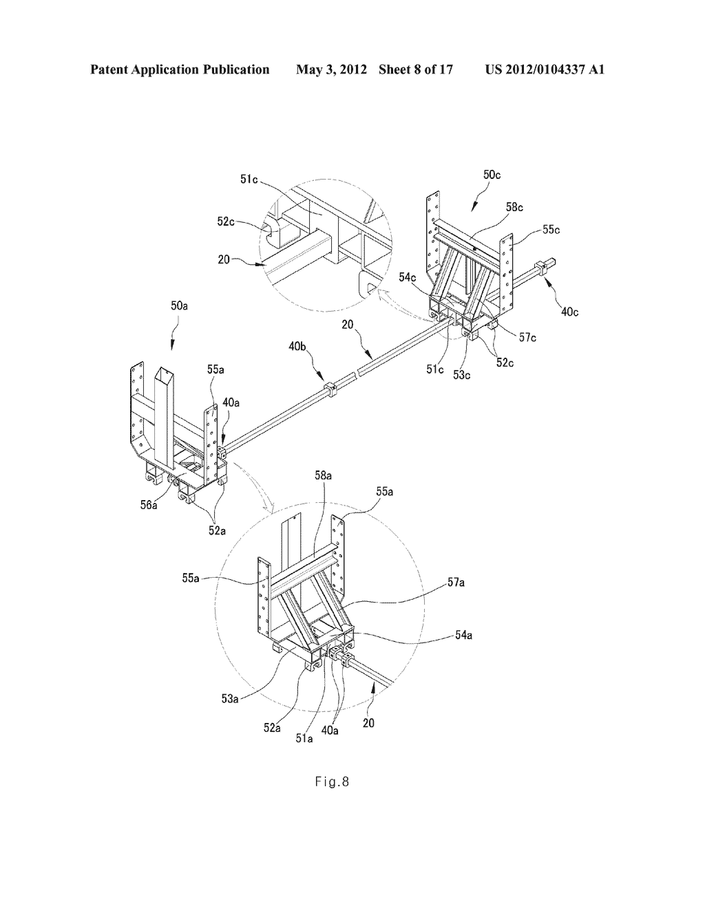 METHOD FOR ABSORBING A VEHICLE IMPACT USING KINETIC FRICTION FORCE AND     ROLLING FORCE PRODUCED BY THE DRAGGING OF A SURFACE OF ROLLED TUBE, AND     VEHICLE IMPACT ABSORBING APPARATUS USING SAME - diagram, schematic, and image 09