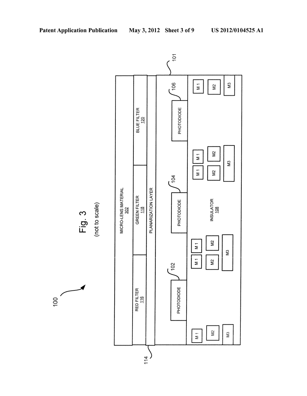 IMAGE SENSOR WITH COLOR PIXELS HAVING UNIFORM LIGHT ABSORPTION DEPTHS - diagram, schematic, and image 04