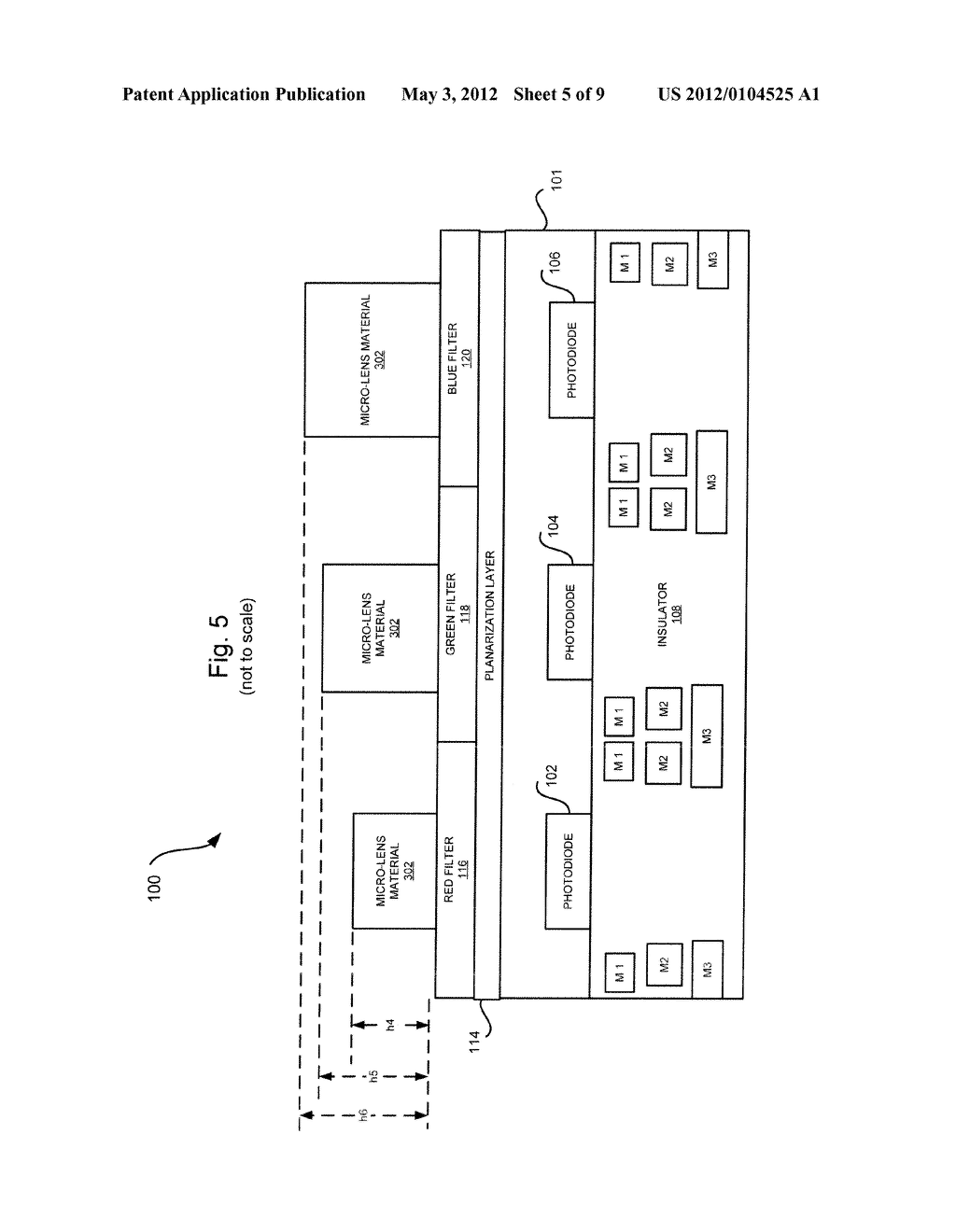 IMAGE SENSOR WITH COLOR PIXELS HAVING UNIFORM LIGHT ABSORPTION DEPTHS - diagram, schematic, and image 06