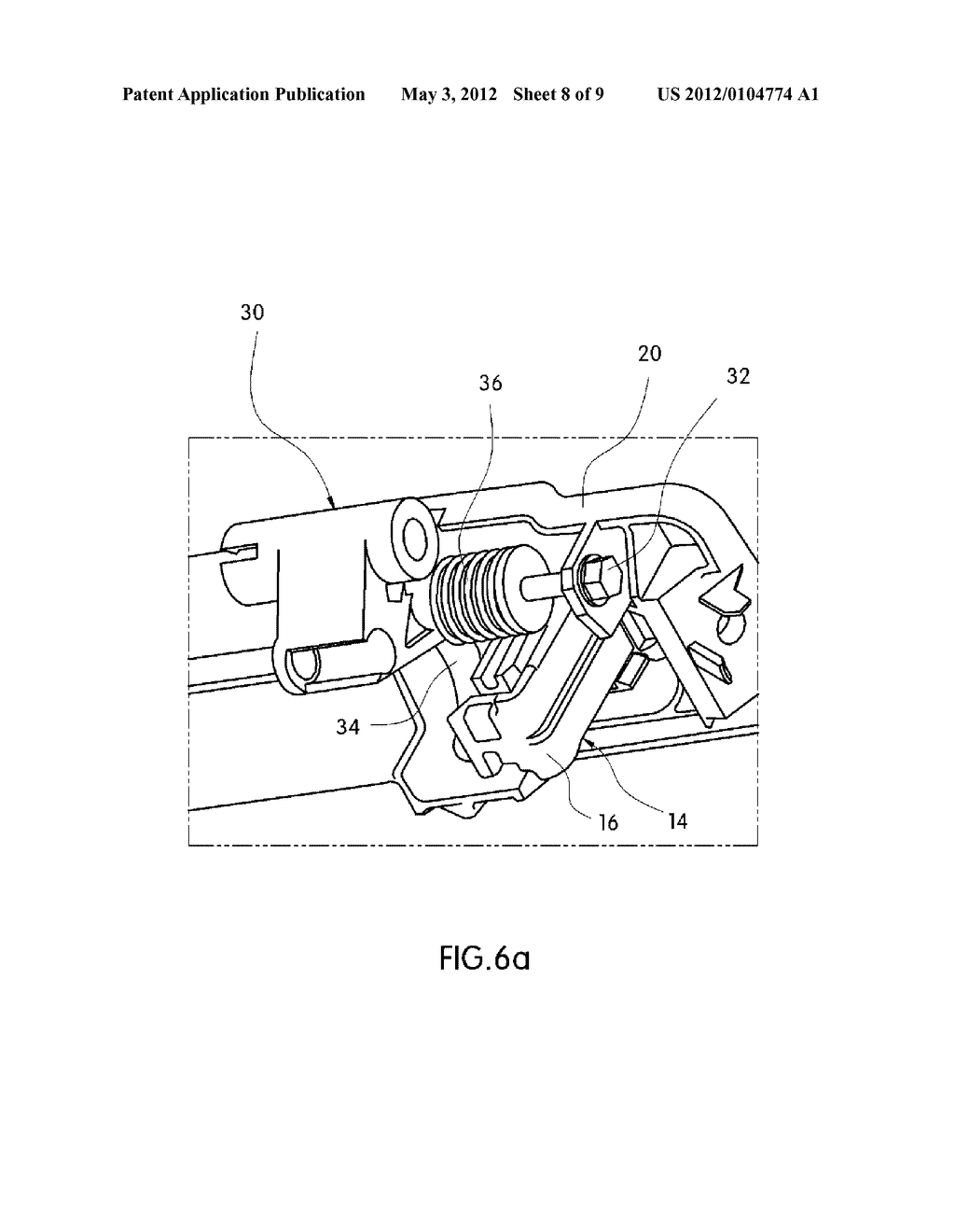 OUTSIDE HANDLE ASSEMBLY OF VEHICLE - diagram, schematic, and image 09