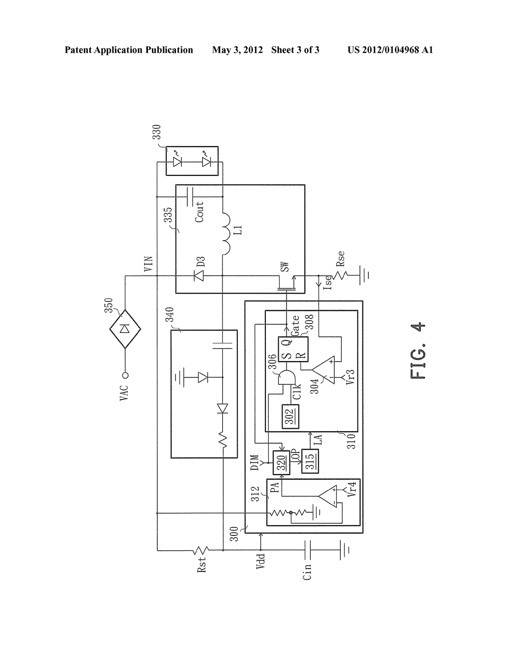 POWER CONVERTING CONTROLLER AND LIGHT-EMITTING DIODE DRIVING CIRCUIT - diagram, schematic, and image 04