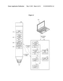 METHOD AND SYSTEM FOR INPUTTING INFORMATION USING ULTRASONIC SIGNALS diagram and image