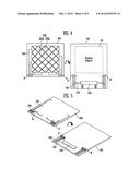 Flat panel display with built-in touch panel diagram and image