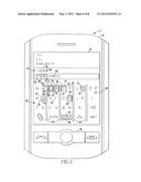 HANDHELD ELECTRONIC DEVICE PROVIDING CONFIRMATION OF INPUT, AND ASSOCIATED     METHOD diagram and image