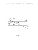 OPTICAL MEASUREMENT OF LEAD ANGLE OF GROOVE IN MANUFACTURED PART diagram and image