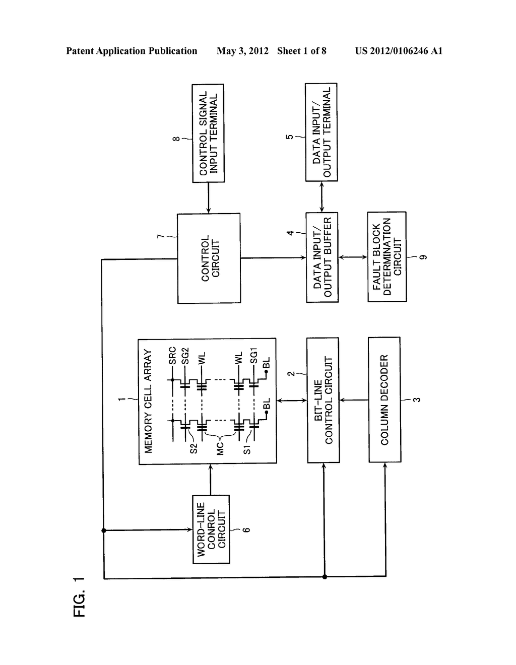 NON-VOLATILE SEMICONDUCTOR MEMORY DEVICE, METHOD OF WRITING THE SAME, AND     SEMICONDUCTOR DEVICE - diagram, schematic, and image 02