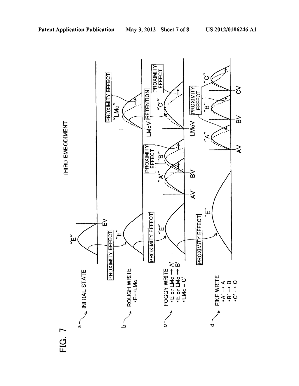 NON-VOLATILE SEMICONDUCTOR MEMORY DEVICE, METHOD OF WRITING THE SAME, AND     SEMICONDUCTOR DEVICE - diagram, schematic, and image 08