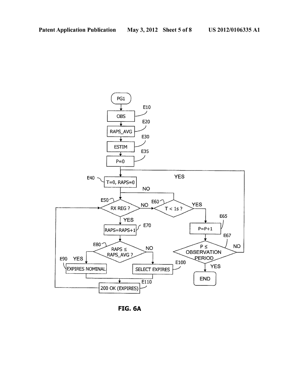 Method and device for acknowledging a periodic signaling request in a     telecommunication network - diagram, schematic, and image 06