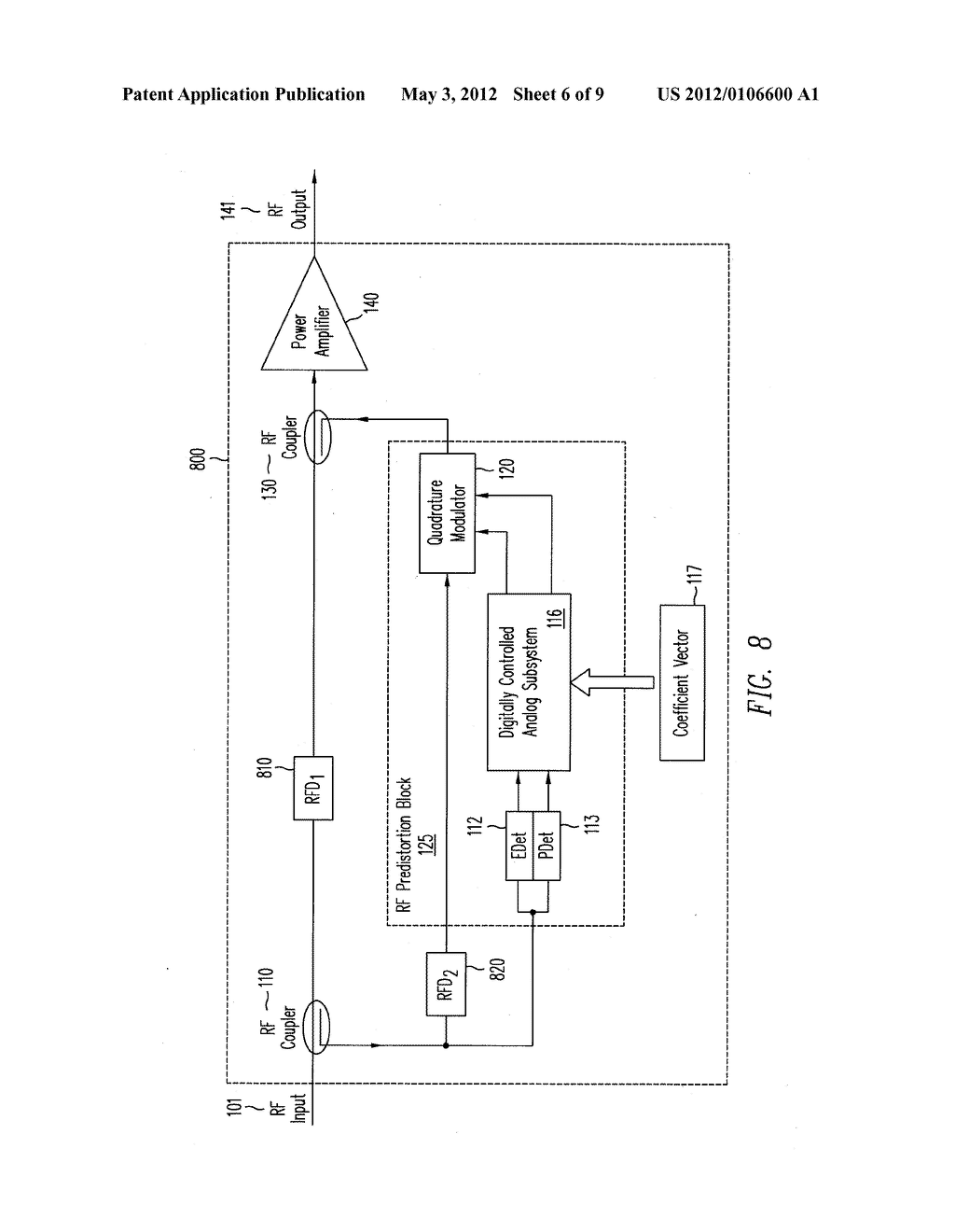 ANALOG SIGNAL PROCESSOR FOR NONLINEAR PREDISTORTION OF RADIO-FREQUENCY     SIGNALS - diagram, schematic, and image 07