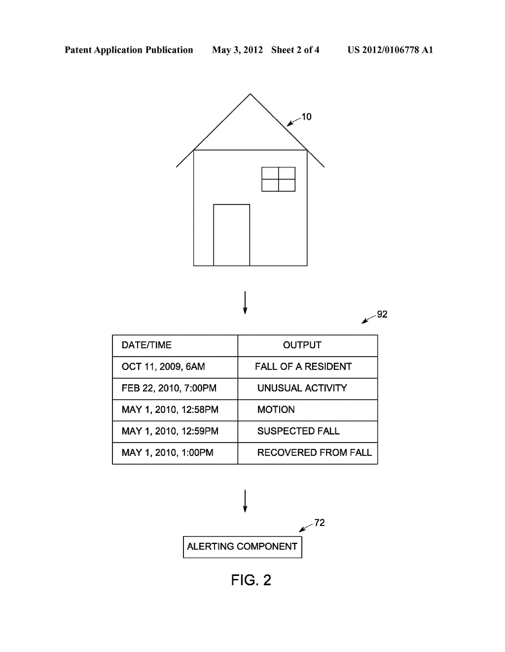 SYSTEM AND METHOD FOR MONITORING LOCATION OF PERSONS AND OBJECTS - diagram, schematic, and image 03