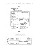 METHOD AND DEVICE FOR CORRECTING IMAGE, AND METHOD AND DEVICE FOR     GENERATING CORRECTION TABLE FOR USE IN CORRECTION OF IMAGE diagram and image