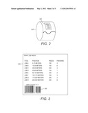 JOB INDEX PRINTED ON A CONTINUOUS FEED ROLL diagram and image