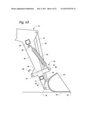 IMPLEMENT ATTACHING TO A FORWARD MOTION-PRODUCING MACHINE FOR ELEVATING AN     EDGE ENCOUNTERING AN IMMOVABLE OBJECT diagram and image