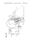 IMPLEMENT ATTACHING TO A FORWARD MOTION-PRODUCING MACHINE FOR ELEVATING AN     EDGE ENCOUNTERING AN IMMOVABLE OBJECT diagram and image