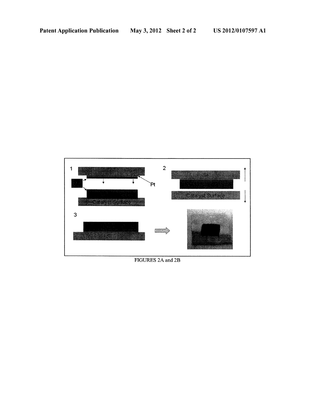 EMBEDDED ARRAYS OF VERTICALLY ALIGNED CARBON NANOTUBE CARPETS AND METHODS     FOR MAKING THEM - diagram, schematic, and image 03