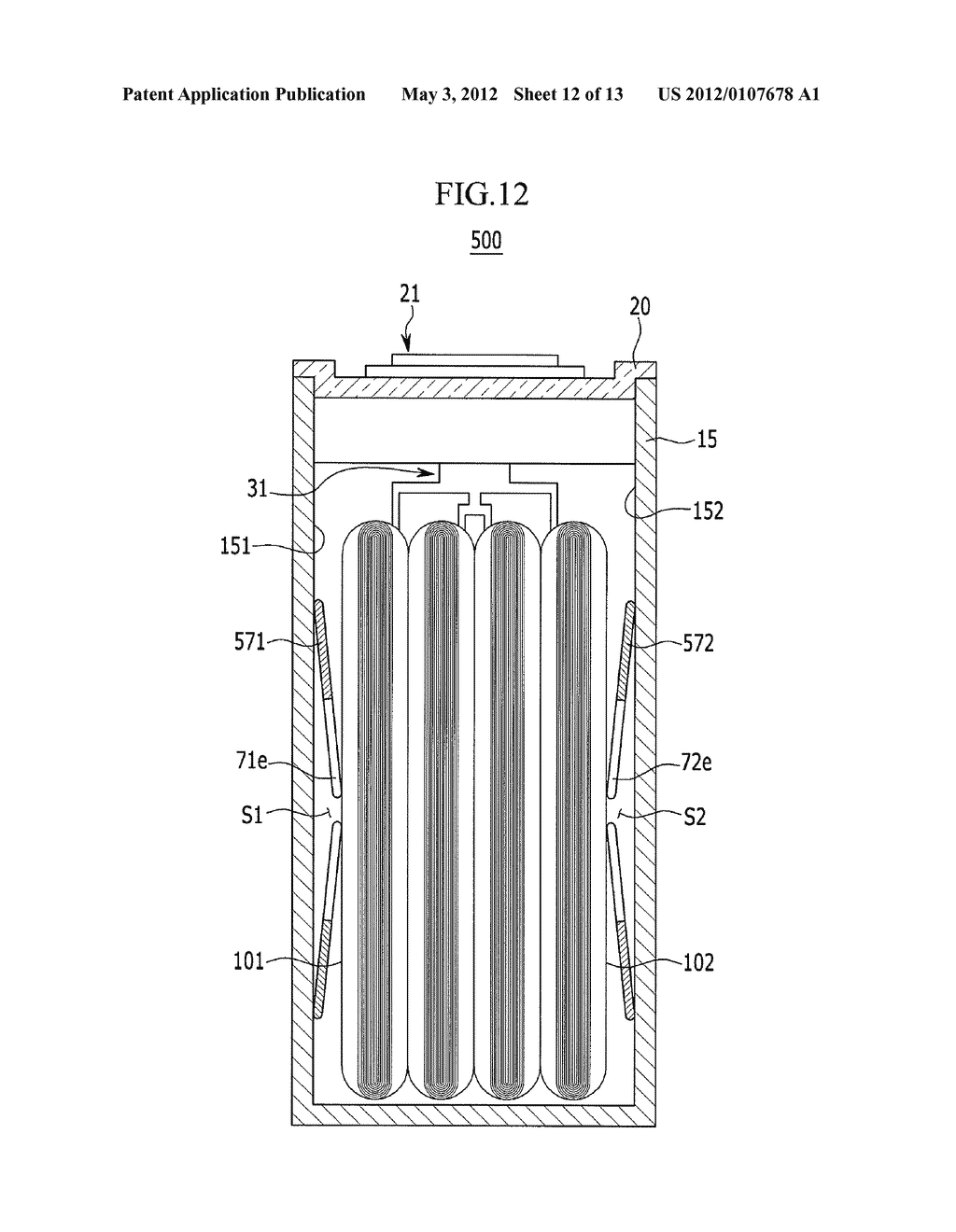 RECHARGEABLE BATTERY - diagram, schematic, and image 13