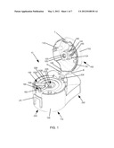 PORTABLE POWER SHARPENER FOR HAND HELD ROTARY CUTTER BLADES diagram and image