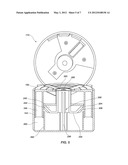 PORTABLE POWER SHARPENER FOR HAND HELD ROTARY CUTTER BLADES diagram and image