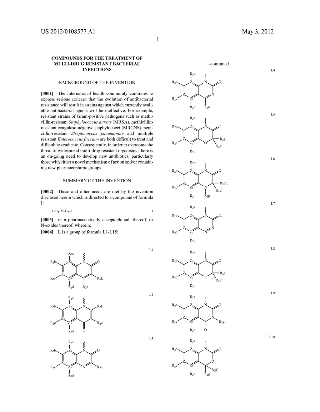 COMPOUNDS FOR THE TREATMENT OF MULTI-DRUG RESISTANT BACTERIAL INFECTIONS - diagram, schematic, and image 02