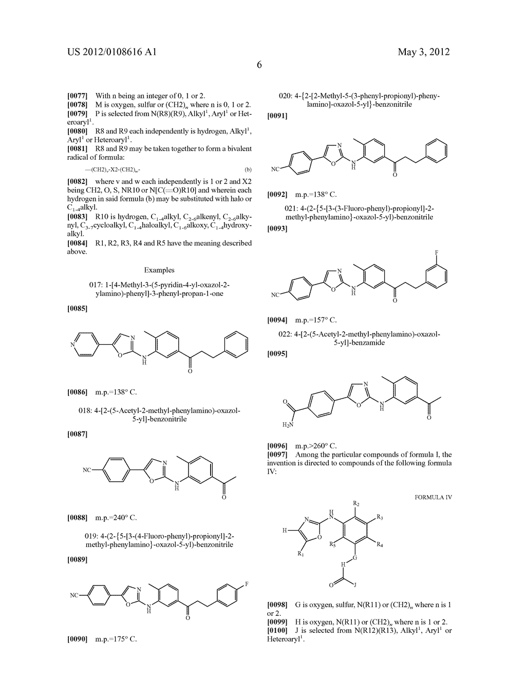 SUBSTITUTED OXAZOLE DERIVATIVES AND THEIR USE AS TYROSINE KINASE     INHIBITORS - diagram, schematic, and image 07