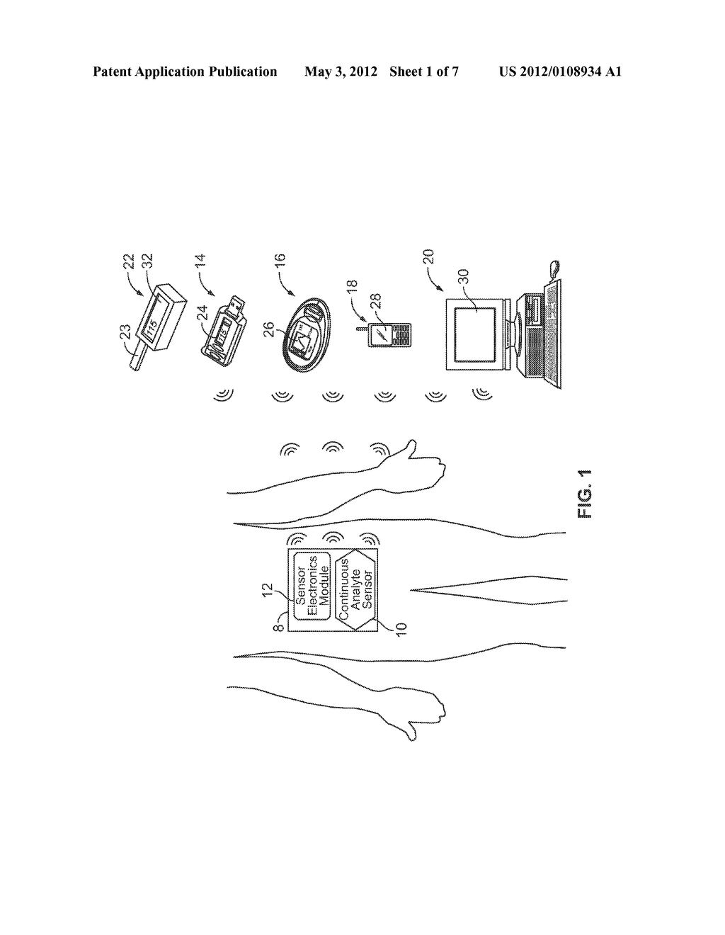 CONTINUOUS ANALYTE MONITOR DATA RECORDING DEVICE OPERABLE IN A BLINDED     MODE - diagram, schematic, and image 02