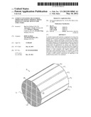 CEMENT CONTAINING MULTI-MODAL FIBERS FOR MAKING THERMAL SHOCK RESISTANT     CERAMIC HONEYCOMB STRUCTURES diagram and image