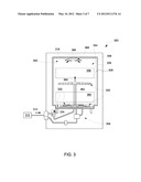 DEVICE FOR PRE-RINSING OBJECTS IN AN APPLIANCE UTILIZING LINE PRESSURE OF     A FLUID SUPPLY diagram and image