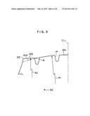 PNEUMATIC TIRE WITH TREAD HAVING GROUND CONTACT SHAPE AND UNEVEN WEAR     SACRIFICIAL PROTRUSION diagram and image