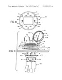 Inlet cover and adapter assembly for electrical components diagram and image