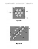 ELECTRONIC CIRCUIT COMPRISING A TRANSFER FACE ON WHICH CONTACT PADS ARE     LAID OUT diagram and image