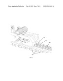 Suspension for an endless track climbing machine diagram and image