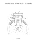 HEAD FOR THE CONTINUOUS PRECISION MACHINING ON THREE-DIMENSIONAL BODIES     AND MACHINING EQUIPMENT THAT COMPRISES SAID HEAD diagram and image