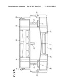 DEVICE FOR UNLOCKING SWING-ACTION SIDE WALLS OF BOXES AND/OR CONTAINERS diagram and image