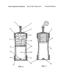 SQUEEZABLE PARTITION BOTTLE AND BAG ASSEMBLY diagram and image