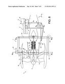 ENGINE ASSEMBLY FOR AN AIRCRAFT THE ENGINE ATTACHMENT STRUT OF WHICH     INCLUDES A STRUCTURAL CASE FORMING AN INTERNAL RADIAL DELIMITATION OF THE     SECONDARY FLOW diagram and image