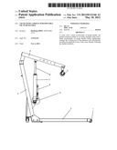 Crane with a freely positionable oil pump handle diagram and image