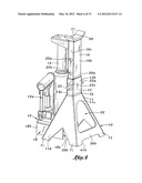 JACK STAND AND COMBINATION & METHOD OF ELEVATING A LOAD diagram and image