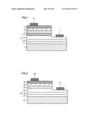 NITRIDE SEMICONDUCTOR LIGHT EMITTING ELEMENT diagram and image