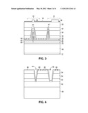 LIGHT EMITTING DEVICE WITH TRENCHES AND A TOP CONTACT diagram and image