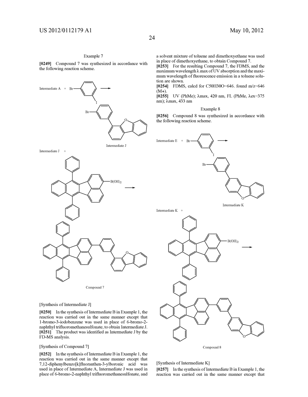 FLUORANTHENE COMPOUND AND ORGANIC ELECTROLUMINESCENCE DEVICE USING SAME - diagram, schematic, and image 25