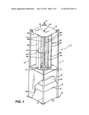 Vertical vane wind turbine having peripheral weight distribution diagram and image