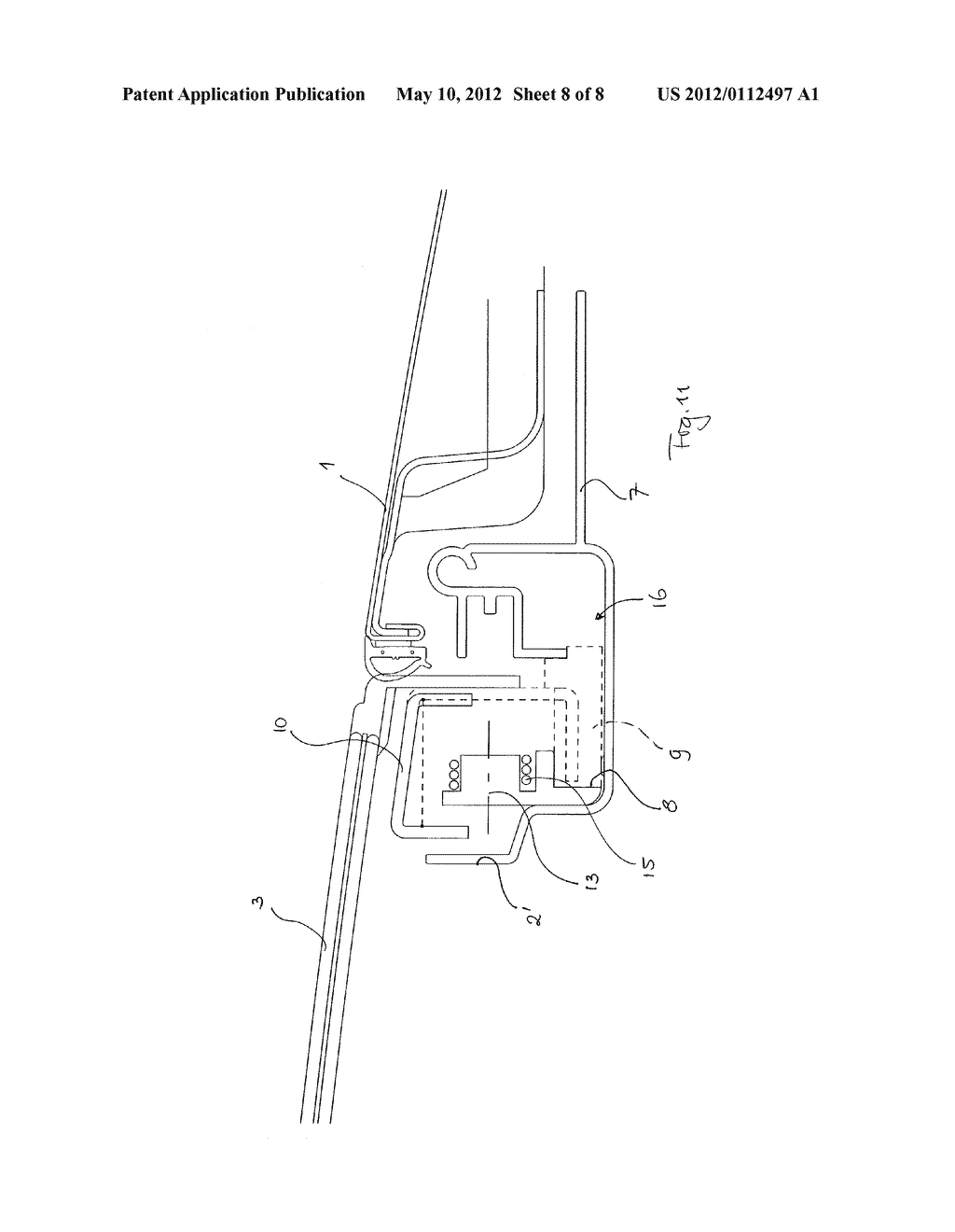 ROOF ASSEMBLY FOR A ROOF OF A VEHICLE, AND METHOD OF MOVING A CLOSURE     PANEL AND WIND DEFLECTOR OF A ROOF ASSEMBLY - diagram, schematic, and image 09